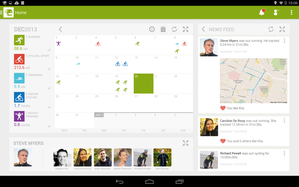 Top 5 Fitness Apps For Android Endomondo